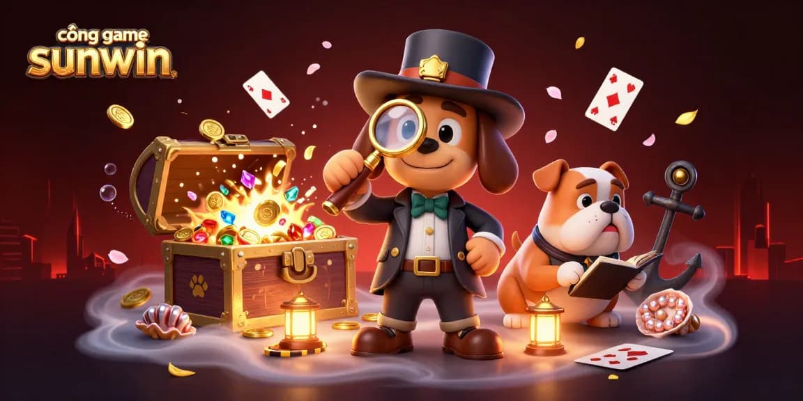 Engage with cổng game sunwin's thrilling adventures featuring a detective uncovering poker treasures.