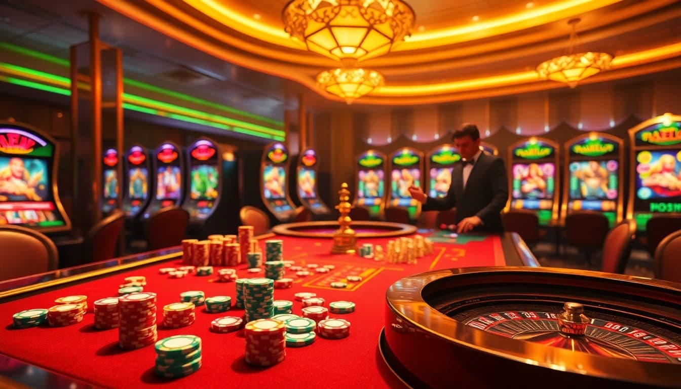 Experience the thrill of gaming at https://f8bet.ventures/ with vibrant casino tables and exciting actions.