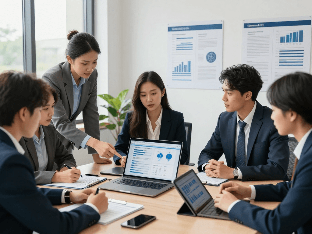 Wissen / Blog-Hub zu Datenschutz in Unternehmen: Teamarbeit und Rechtskonformität.