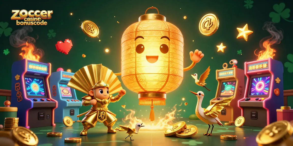 Erleben Sie den Zoccer Casino Bonuscode mit einem leuchtenden, goldenen Geist und von Casino-Spielen umgeben.