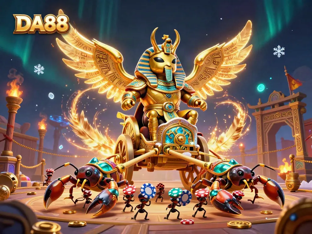 Engage with DA88's thrilling gaming experience, showcasing vibrant casino action and stunning visuals.