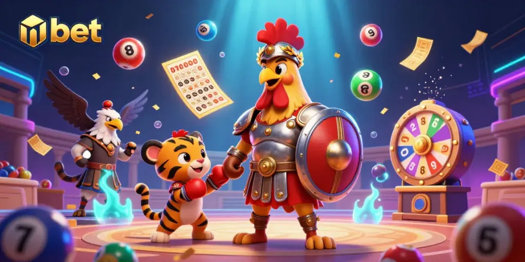 Dynamic scene showcasing nbet-themed gambling with engaging characters and vibrant elements.