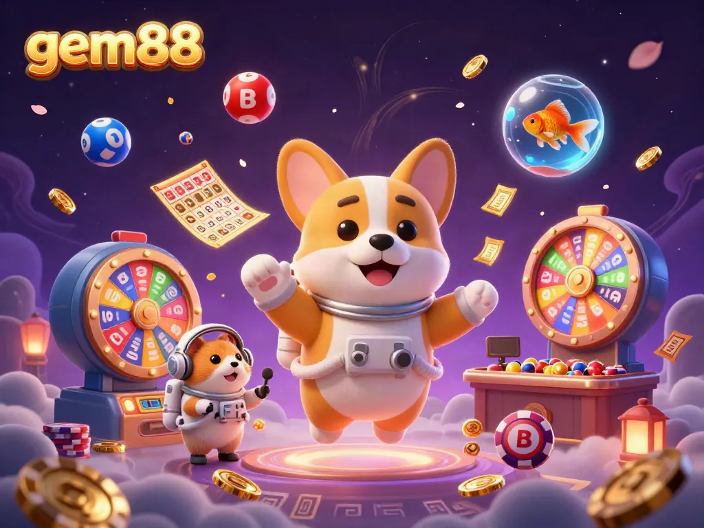 Experience thrilling gameplay at gem88 with engaging characters in a vibrant casino atmosphere.