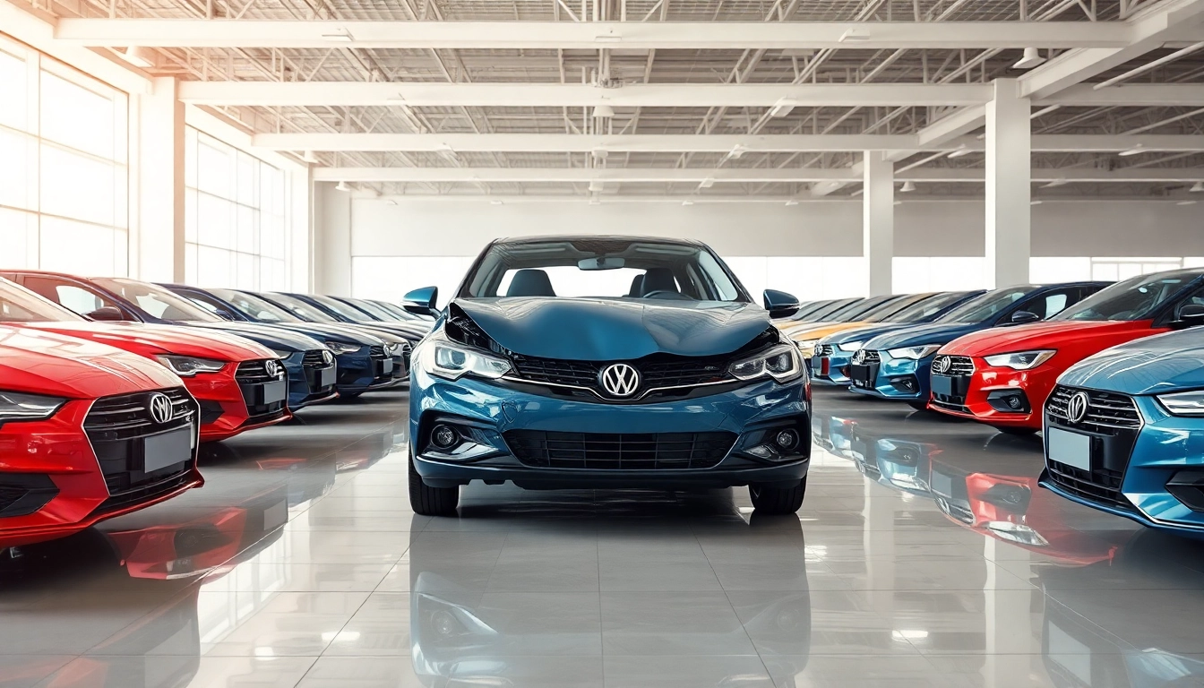Motorschaden Ankauf: Professionelle Ankaufsstelle für beschädigte Fahrzeuge in einem hellen Showroom.