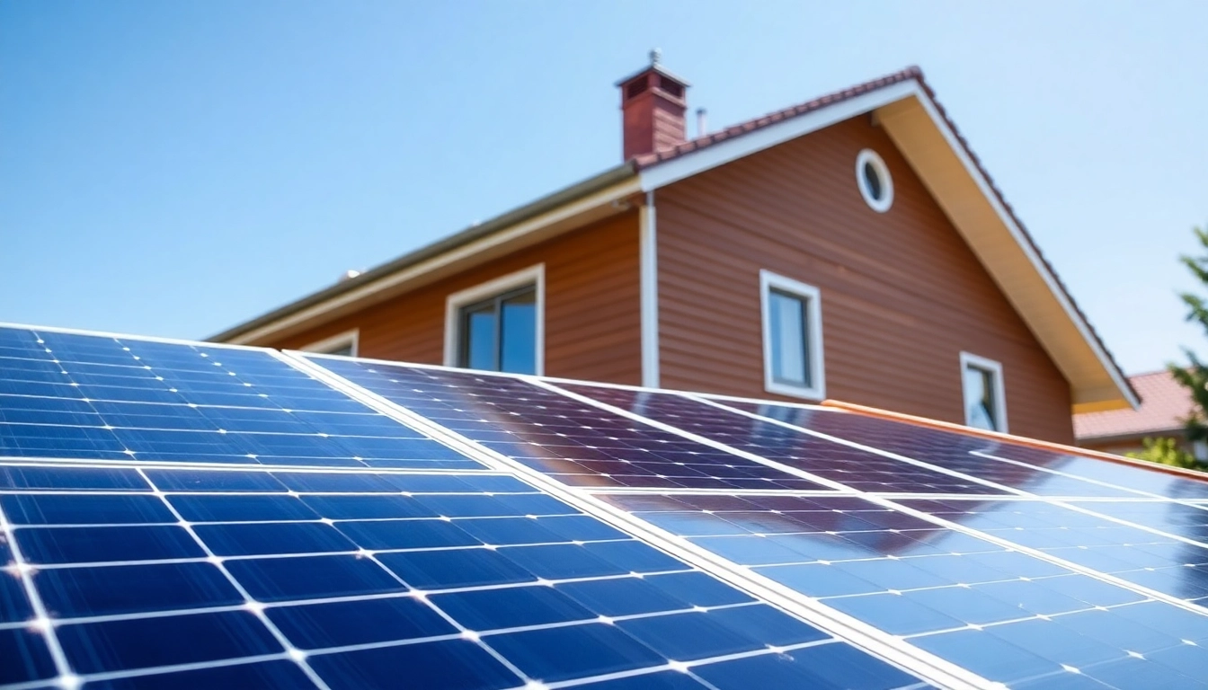 Pflegen einer PV anlage kosten wien, Installation am Wohnhaus mit Solarzellen sichtbar
