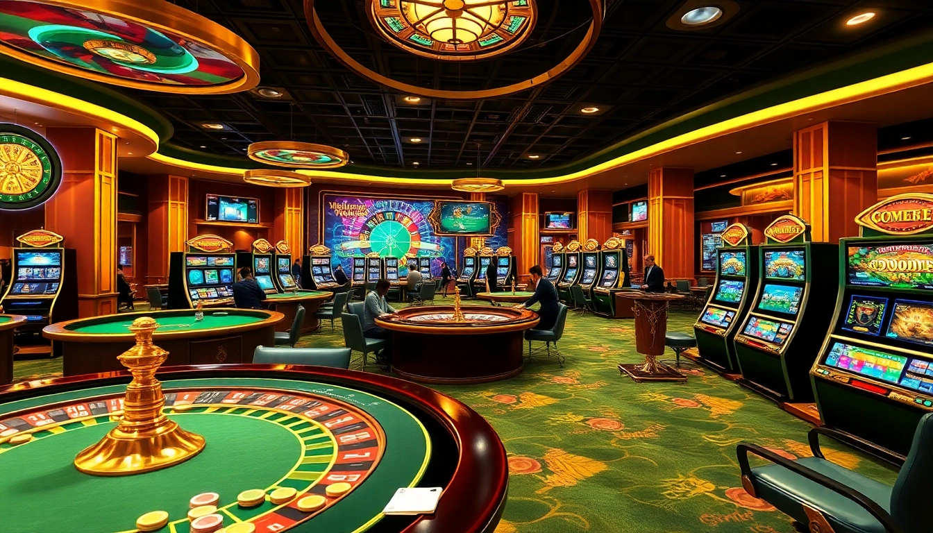Enjoy thrilling games at oxbet.br.com with a vibrant casino scene filled with action.