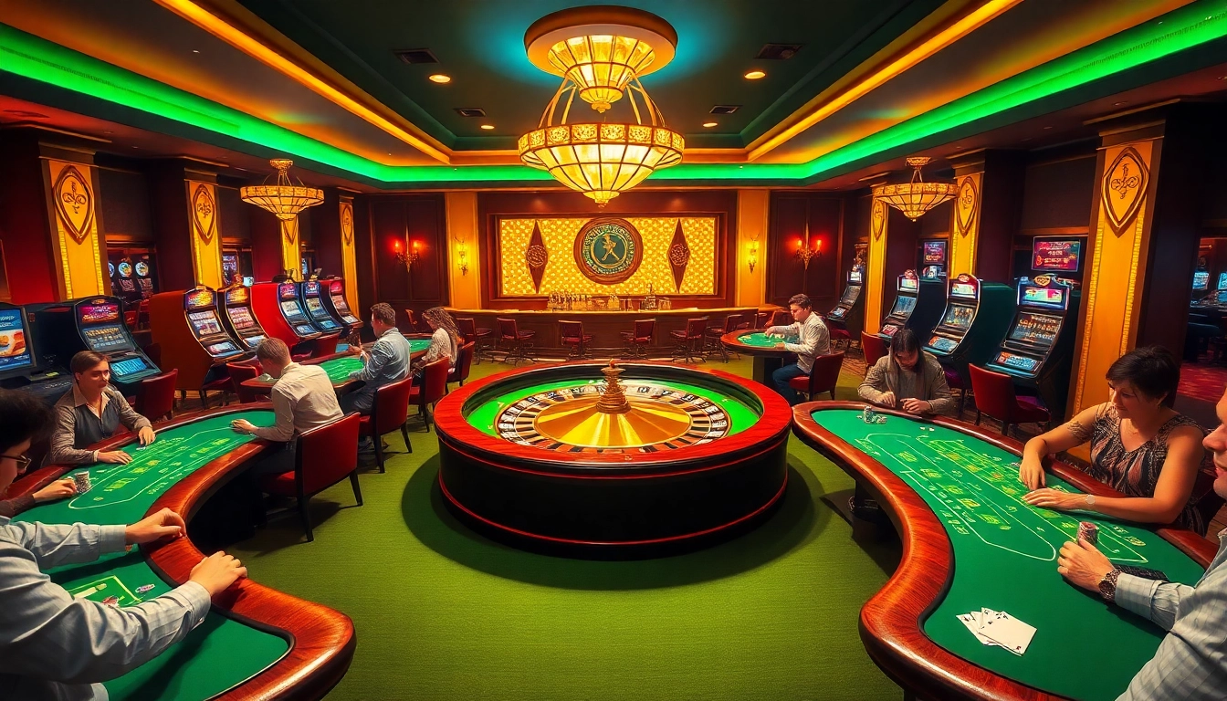 Experience electrifying gameplay at https://luck8.plus/ with a luxurious casino atmosphere and vibrant tables.