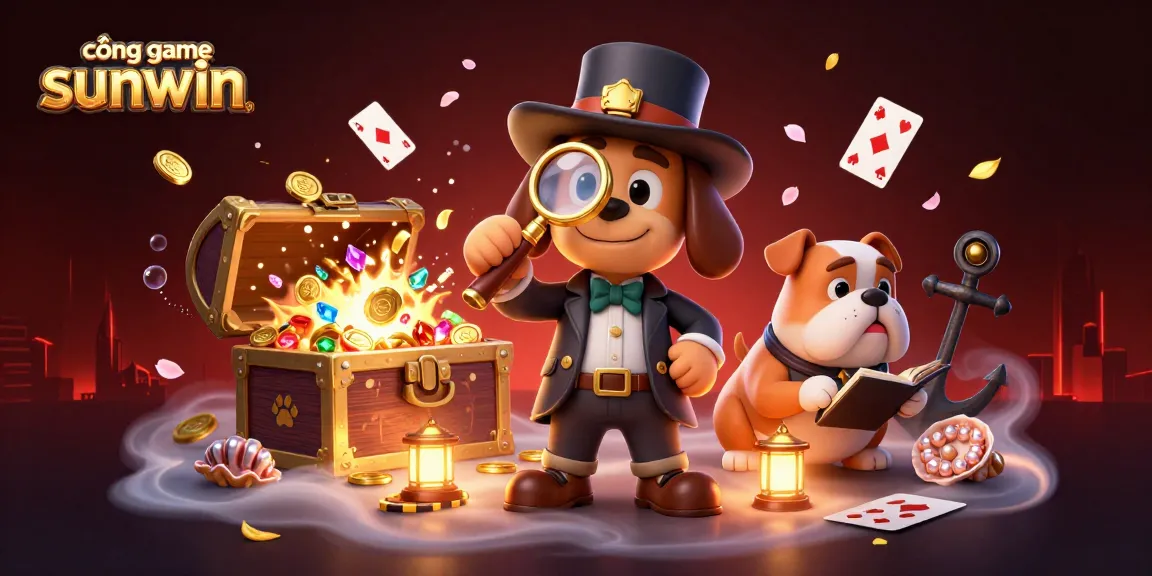 Engage with cổng game sunwin's thrilling adventures featuring a detective uncovering poker treasures.